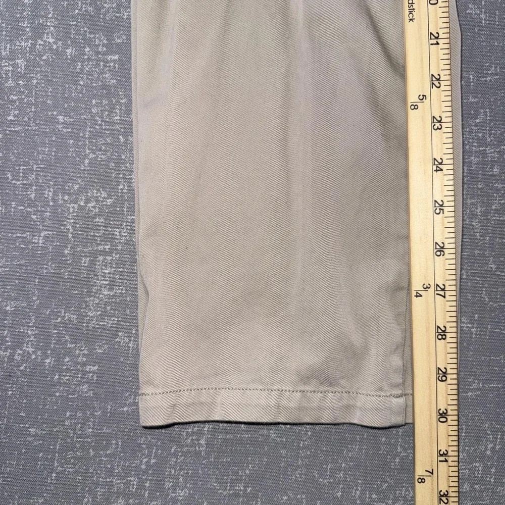 Nau Pants Mens 32x31 Beige Organic Cotton Chino Khakis Straight Leg Casual